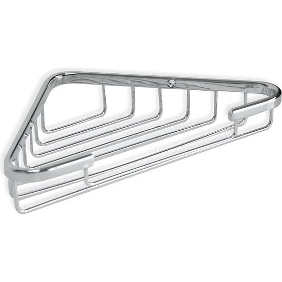 Krom Corner Storage Basket, Chroom, 13 x 3 cm, Chroom, 13 x 3 cm