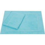 Badmat Badmat Douchemat Badstof Premium Maat 50 x 70 cm 100% Katoen Kwaliteit 650 g/m² Turquoise 2 stuks