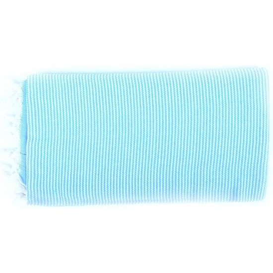 100% katoen Turkse dunne hamamdoek, pesthemal, badhanddoek, strandhanddoek, 170 x 90 cm - gemaakt in Turkije