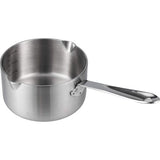 Koffiepot, koffiepot, 18/10 roestvrij staal, Griekse koffiepot, mokapot, botersmeltkan (600 ml)