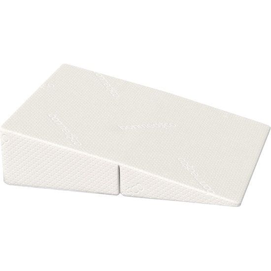 Comfort in elke situatie - als matraswig in bed, als hoogsteunkussen, wit