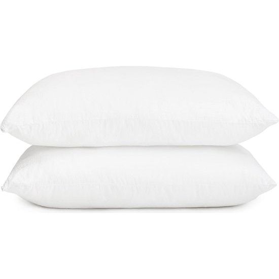 Hoofdkussen om te slapen, set van 2, luxe zacht verkoelend hoofdkussen, ademende polyesterbol-microvezelvulling, machinewasbaar, in hoogte verstelbaar slaapkussen (wit, 65 x 65 cm)