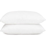 Hoofdkussen om te slapen, set van 2 luxe zacht, verkoelend hoofdkussen, ademende polyester bol-microvezelvulling, machinewasbaar, in hoogte verstelbaar slaapkussen (wit, 80 x 80 cm)