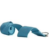 High Density Yoga Blokken Yoga D Ring Katoen Stretch Band Kleur: Blauw