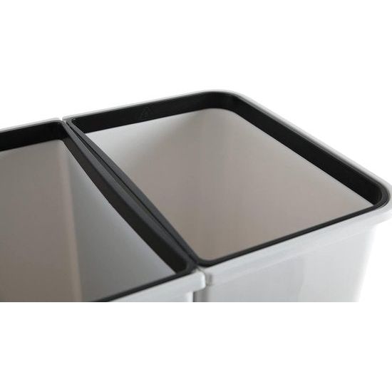 Zweimer vuilnisbak, grijs, ca. 23 l