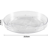 Draaiplateau, 360 graden draaibaar, kruidenrek, keukenhouder, zonder boren, voor keukenorganizer, opslag