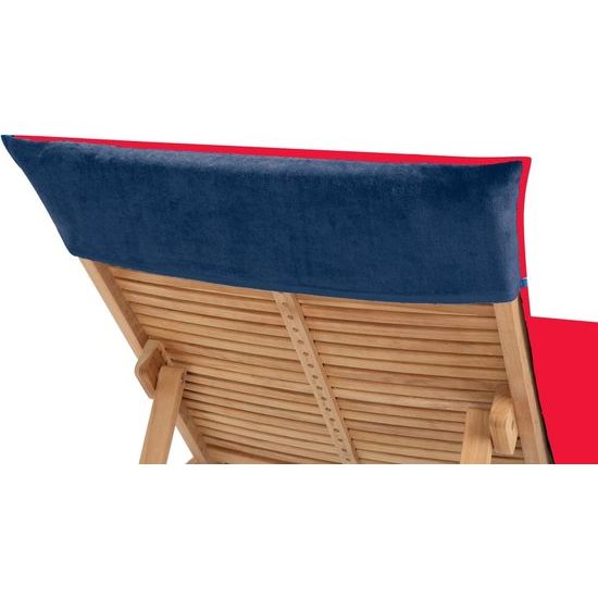 Hoes van badstof voor ligstoel Tropical Sun RED 83 x 200 cm 100% katoen