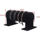 Sieradenstandaard Afneembare hoofdband Haarband Haarspeldhouder Organisator Fluwelen T-Bar Displaystandaardhouder voor kettingen, armbanden, halskettingen Showcase