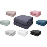 2 stuks saunahanddoekenset, saunadoeken, badhanddoeken, 100% katoen, saunahanddoeken afmetingen 70 x 200 cm, kleur jade