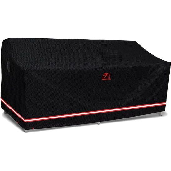 Garden Sofa Cover, Garden Bench Cover, Waterproof for 3-4 Seater Garden Sofa, Garden Sofa Cover, No Fading Within 2 Years, Black, 236 x 102 x 89 cm
