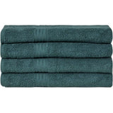 100% Bio-Baumwolle Handtuch Set, Badetücher, Hohe Qualität, Weich & Sehr Saugfähig, Schnell Trocknendes, Oeko-TEX Made in Green & GOTS Gecertificeerd (4 Badetücher, Forest Green)