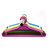 Kinderkleerhangers Set van 25 Babygarderobe Kinderkleerhangers (paars/roze)