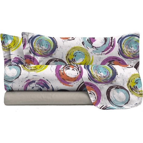 beddengoed, microvezel, Paars, tweepersoonsbed, 280 x 250 x 2 cm