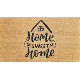 Voetmat kokos, vloermatten voor binnen en buiten, deurmat voor buiten, vuilvangmat binnen, kokosmat 40 x 70 x 1,5 cm (Sweet Home)