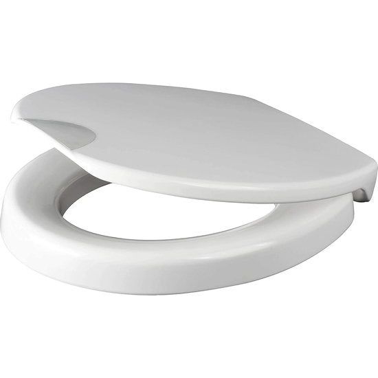 Wc-bril Health Care hygiënische toiletbril met 5 cm zitverhoging en softclosemechanisme, extra stabiele bevestiging voor maximale zitveiligheid, duroplast, wit