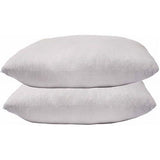 FABSY Microvezel kussenset, 2 kussens 80 x 80 cm - wasbaar kussen - zachte Seersucker kussenset - verstelbaar kussenpaar met extra hoofdkussenvulling