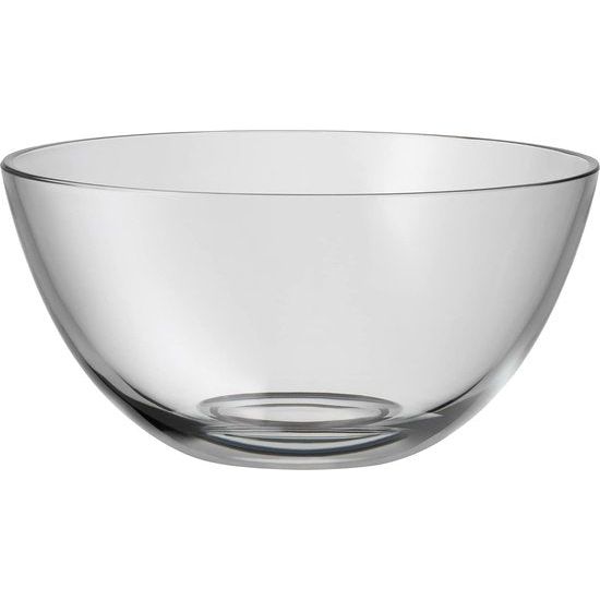 slakom, 3-delig, saladebestek 25 cm met slaschaal, vaatwasmachinebestendig & Gourmet glas, maatbeker 1 l, hittebestendig glas, schaalverdeling voor liter, milliliter, kopjes en gram