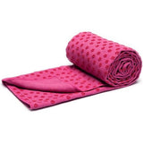 Quick Dry antislip yoga-handdoeken (6 kleuren) met mesh-draagtas, extra lang (62 x 183 cm/62 x 182,9 cm), Dot Grip Bikram Yoga