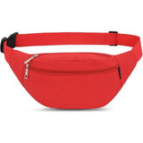 Heuptas voor heren en dames Heuptas Doggybag Buitensporten Grote mobiele telefoontas Schoudertas Camping Fitness Fiets Geldbuidel, rood