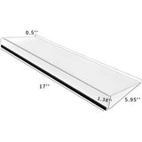 Toetsenbordlade van transparant acryl met antislip siliconen hoes, computertoetsenbordstandaard Ergonomische gekantelde toetsenbordhouder voor bureau, kantoor, thuis