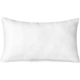 Set van 2 hypoallergene vierkante vorm kussen binnenkussens 30x50cm kussen vulling voor bank, bank, bed - indoor decoratieve kussens inserts, standaard/wit (12x20)