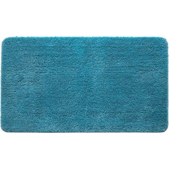 Badmat, antislip, wasbaar, absorberend, voetmat voor woonkamer, slaapkamer, badkamer, 70 x 120 cm, blauw-groen Badmat, antislip, wasbaar, absorberend, voetmat voor woonkamer, slaapkamer, badkamer, 70 x 120 cm, blauw-groen