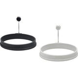 Eiformer Ovaal Set van 2 100% BPA-vrije premium platina-siliconen light/iron grey