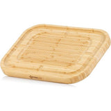 Mahlzeit Bamboe snijplank met antislip snijvlak snijplank hout met sapgoot serveerplank van bamboehout hout voor de keuken