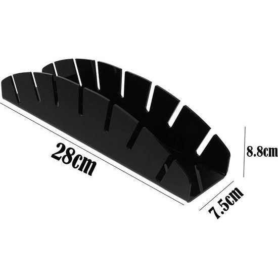 Kapstandaard voor baseballpetten, hoedenstandaard voor honkbalpetten, acryl hoed, organizer voor honkbalpetten, geen installatie voor 7 mutsen, baseballhoed, displaystandaard voor