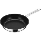 Bistro-Line Platte Pan Diameter 24 cm Aluminium Zilver/Zwart 24 cm