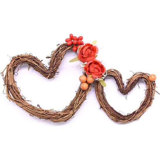 Pure handgeweven rotanring, milieuvriendelijk, duurzaam, decoratief en herbruikbaar. Houd er rekening mee dat er lichte kleur- en maatverschillen kunnen optreden