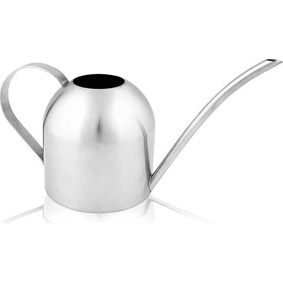 30 oz. Stainless Steel Watering Can - Metal Watering Can with Long Spout to Prevent Spills, Perfect Plant Watering Can for Outdoor and Indoor Plants