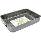 Italien Lasagneform, Aluminium, schwarz, 35 x 25 cm