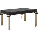 Afdekking voor tuintafel, 600D-afdekking, tuintafel, tafelafdekking, outdoor, weerbestendig, afdekking, tuinmeubelen, winterbestendig, afdekzeil, tuintafel, 200 x 100 x 15 cm
