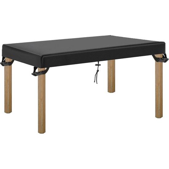 Afdekking voor tuintafel, 600D-afdekking, tuintafel, tafelafdekking, outdoor, weerbestendig, afdekking, tuinmeubelen, winterbestendig, afdekzeil, tuintafel, 200 x 100 x 15 cm