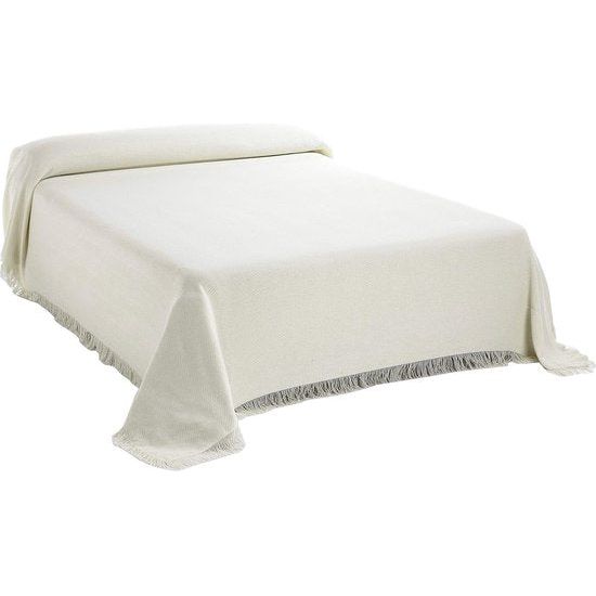 Sprei - woonkamerdeken van katoen, praktische plaid als bankdeken of bankdeken - beddeken - hoogwaardige bedsprei, 230 x 260 cm