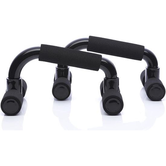 Push-up bars - push-upgrepen in set van 2 - antislip handgrepen push-ups - pushup bars voor spiertraining en krachttraining in zwart