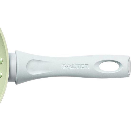 Koekenpan, kleine pan 20 cm, PFOA-vrij met keramische antiaanbaklaag, geschikt voor inductiekookplaten, soft touch universele pan met bakelieten handvat, gemakkelijk schoon te maken koekenpan