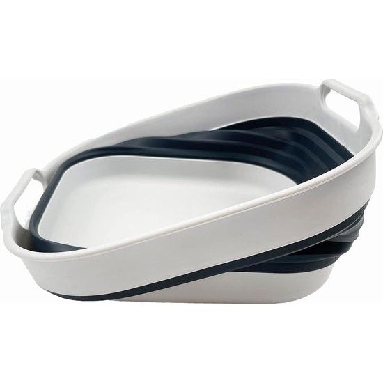 10L opvouwbare schotelpan - opvouwbare spoelbak - draagbare afwaskuip - ruimtebesparende keukenopslag (grijs/leigrijs) 10L opvouwbare schotelpan - opvouwbare spoelbak - draagbare afwaskuip - ruimtebesparende keukenopslag (grijs/leigrijs)