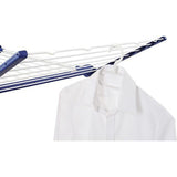 Pegasus 200 Solid Staande droger, met 20 m drooglengte voor 2 wasbeurten, vleugelwasdroger voor lange was met 4 houders voor kleine onderdelen, kledinghangers en 5 beugels