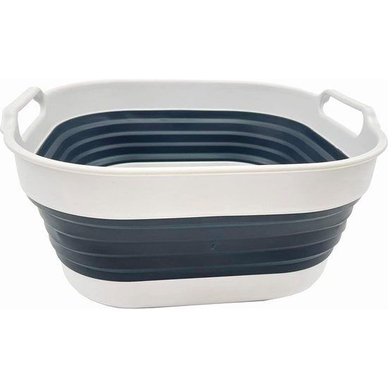 10L opvouwbare schotelpan - opvouwbare spoelbak - draagbare afwaskuip - ruimtebesparende keukenopslag (grijs/leigrijs) 10L opvouwbare schotelpan - opvouwbare spoelbak - draagbare afwaskuip - ruimtebesparende keukenopslag (grijs/leigrijs)