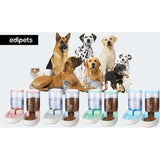 Automatische voederdispenser voor katten, honden, 2 eenheden, 3,8 l, voeder- en waterdispenser voor huisdieren (groen)