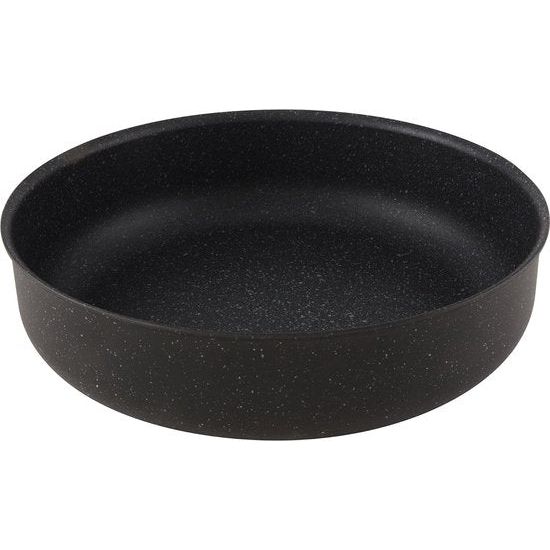 Springvorm 24 cm, aluminium, zwart