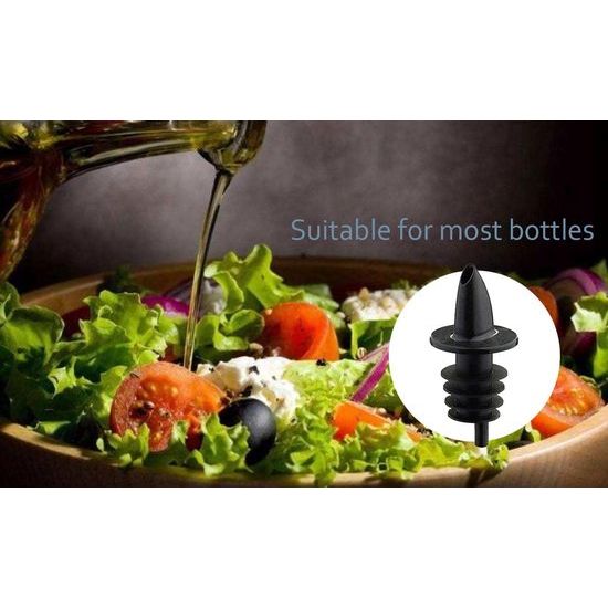 20 stuks schenkers, spiritusdispenser, dispenser met luchtpijp, schnapsschenker, universeel, geschikt voor wijn, sterke drank, cocktails en olie