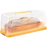 Plumcake bakjes in crèmekleur | snoepdoos | Plumcake-containers met veiligheidssloten | 34 x 14 x 14cm | Gemaakt in Italië | BPA-vrij