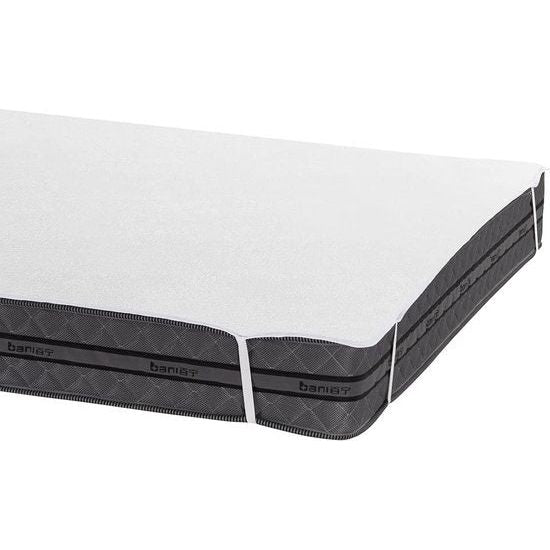 Bedecor- Waterdichte Matrasbeschermer 140x200 cm-Katoenen badstof-ademend en antibacteriëel-met 4 Elastische Hoeken