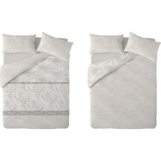 Beddengoedset microvezel dekbedovertrek 135/150 (240 x 220 cm) - inclusief 2 kussenslopen 70 x 40 cm natuurlijke kleur