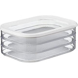 2-delig Vershouddozen starterset Meat and Cheese Modula voorraaddoos - ideaal voor het bewaren van levensmiddelen - vaatwasmachinebestendig, wit