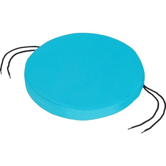 Tuinronde bistrostoel-zitkussen, bekleding voor tuininrichting buitenshuis, veilige banden om weg te glijden, waterafstotend, comfortabel, robuust, 33 cm, Turks