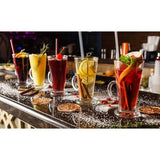 Glazen set van 6 0,25 liter met lepels Koffieglazen Theeglazen Koffie Theeglas Latte Macchiato Glazen Drinkglazen Waterglazen Vaatwasmachinebestendige glazen Kleine glazen 6 x